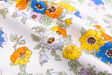 100% Cotton Loom Line Poppy-Flowered Anemone Pattern Print Fabric - 8380