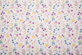 100% Cotton Loom Line Poppy Flowered Anemone Botanical Fabric  - 8389