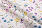 100% Cotton Loom Line Poppy Flowered Anemone Botanical Fabric  - 8389