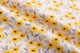 100% Cotton Loom Line English Daisy Print Fabric - 8310