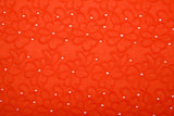 Dyed 100 % Cotton Lawn Whispering Petals Eyelet Embroidery Fabric