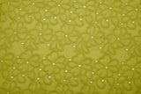 Dyed 100 % Cotton Lawn Whispering Petals Eyelet Embroidery Fabric