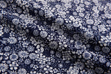 100% Cotton Loom Line Porcelain Floral Print Fabric– 8379