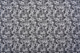 100% Cotton Loom Line Porcelain Floral Print Fabric– 8379