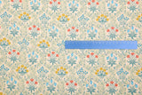 100% Cotton Loom Line Wood Carving Pattern Print Fabric – 8377