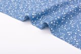 Heritage Vine Print -  Washed Cotton Denim Chambray Fabric-20997