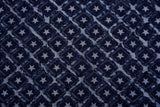 11 oz Washed Denim Jacquard Galaxy Stars Fabric – Combed & Mercerized –  7424