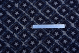 11 oz Washed Denim Jacquard Galaxy Stars Fabric – Combed & Mercerized –  7424