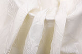 Luxury Bridal Brocade Jacquard Fabric – Structured Matte Wedding Dress & Couture Fabric - 8137