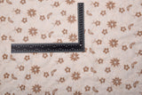 Terra Flora Linen Cotton Embroidered Fabric – Artisan Floral Embroidery Natural  Fabric
