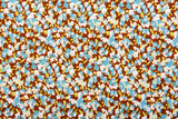 21W Cotton Spandex Corduroy Printed – Ditsy Floral Pattern Fabric - 317