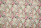 21W Cotton Spandex Corduroy Printed – Abstract Dot Pattern Fabric - 319