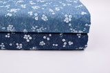 Allover Sprig Print - Washed Cotton Denim Chambray Fabric - 20996 - G.k Fashion Fabrics