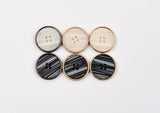 Artisan Swirl Resin Buttons- 28 - G.k Fashion Fabrics