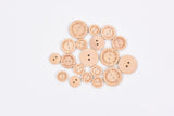 Bamboo Handmade Engraved Buttons – “Handmade with Love” - 23 - G.k Fashion Fabrics