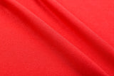 Bamboo Lycra Knit Crepe Jersey Fabric - G.k Fashion Fabrics Red / Price per Half Yard