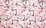 Bamboo Viscose Blend Stretch Woven Fabric – Illustrated Graphic Abstract Print- 7068/2880 - G.k Fashion Fabrics