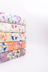 Bamboo Viscose Blend Stretch Woven Fabric – Summer Orchard Floral Print- 7068/0621 - G.k Fashion Fabrics