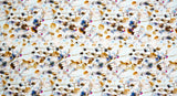Bamboo Viscose Blend Stretch Woven Fabric – Watercolour Droplet Abstract Print- 7068/2227 - G.k Fashion Fabrics