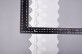 Baroque Floral Vine Scalloped Cotton Eyelet Trim – 19 - G.k Fashion Fabrics