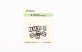 Bra Hooks - squares - 10mm - G.k Fashion Fabrics