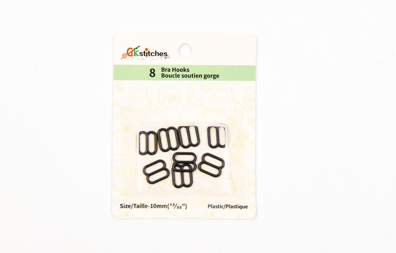 Bra Hooks - squares - 10mm - G.k Fashion Fabrics