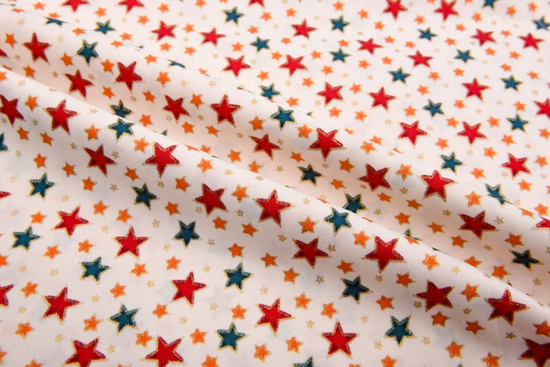 Christmas 100% Cotton Metallic Prints - G.k Fashion Fabrics