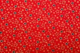 Christmas 100% Cotton Metallic Prints - G.k Fashion Fabrics
