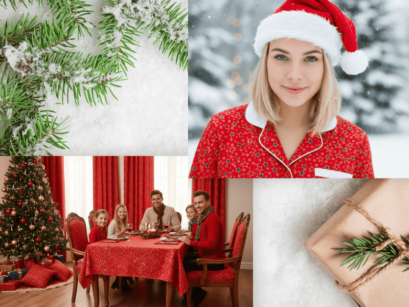 Christmas 100% Cotton Metallic Prints - G.k Fashion Fabrics