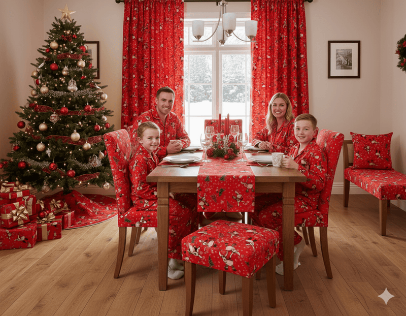 Christmas 100% Cotton Metallic Prints - G.k Fashion Fabrics