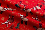 Christmas 100% Cotton Metallic Prints - G.k Fashion Fabrics