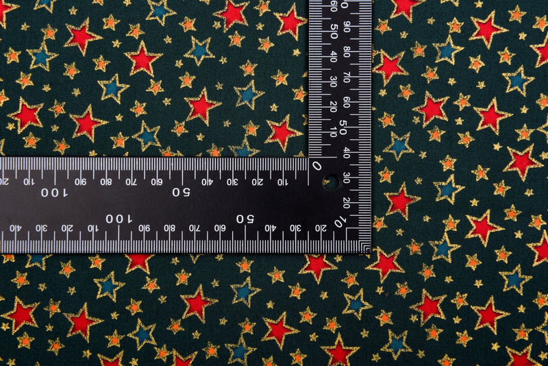 Christmas 100% Cotton Metallic Prints - G.k Fashion Fabrics