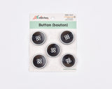 Classic 4-Hole Resin Buttons - 15 - G.k Fashion Fabrics