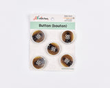 Classic 4-Hole Resin Buttons - 15 - G.k Fashion Fabrics