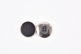 Classic Matte Black Tailoring Buttons - 47 - G.k Fashion Fabrics