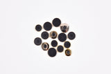 Classic Matte Black Tailoring Buttons - 47 - G.k Fashion Fabrics