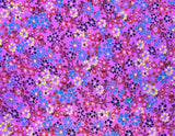 Bamboo Viscose Blend Stretch Woven Fabric – Ditsy Small Floral Print - 7068/7024
