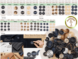 Contrast Stitch Resin Buttons - 33 - G.k Fashion Fabrics