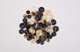 Contrast Stitch Resin Buttons - 33 - G.k Fashion Fabrics