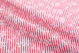 Cotton Lawn Stripe Eyelet Embroidery Fabric - 8020 - G.k Fashion Fabrics