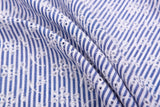 Cotton Lawn Stripe Eyelet Embroidery Fabric - 8020 - G.k Fashion Fabrics