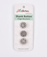 Crystal Cluster Shank Buttons - 34 - G.k Fashion Fabrics