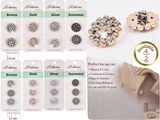 Crystal Cluster Shank Buttons - 34 - G.k Fashion Fabrics