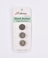 Crystal Cluster Shank Buttons - 34 - G.k Fashion Fabrics