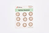 Crystal Rim Pearl Buttons- 44 - G.k Fashion Fabrics