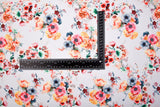 Double Layer Soft Crepe Stretch Botanical Garden Floral Print Fabric - G.k Fashion Fabrics