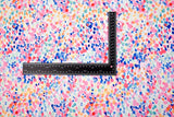 Double Layer Soft Crepe Stretch Confetti Dot Print Fabric - G.k Fashion Fabrics