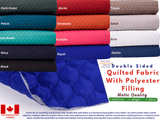 Double Sided Quilted Fabric With Polyester Filling ( Vest, Jackets ) - G.k Fashion Fabrics