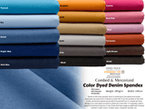 Dyed Color Denim Fabric - G.k Fashion Fabrics