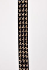 Elastic strap band Jacquard Lurex - Trim Waist Ribbon -25mm x 3 yards Pack - G.k Fashion Fabrics Houndstooth Gold lurex / 3 Yards Pack Elastic band